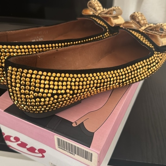 Jeffery Campbell gold loafers - Picture 6 of 8